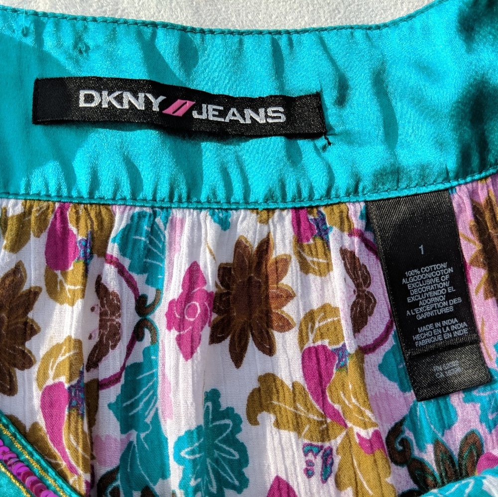 DKNY Indian Style Boho Mini Skirt - Picture 4 of 4